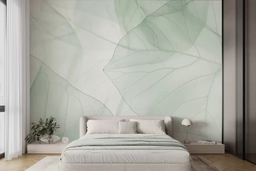 wall murals Abstract leaf veins w05474