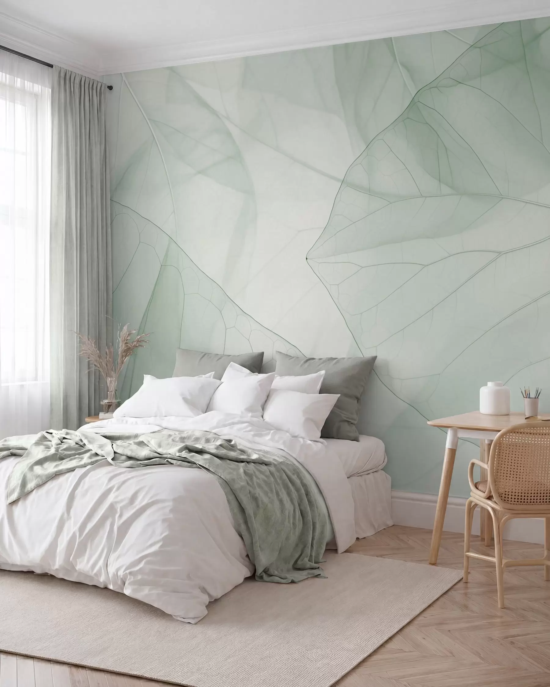 wall murals Leaf Veil w05474