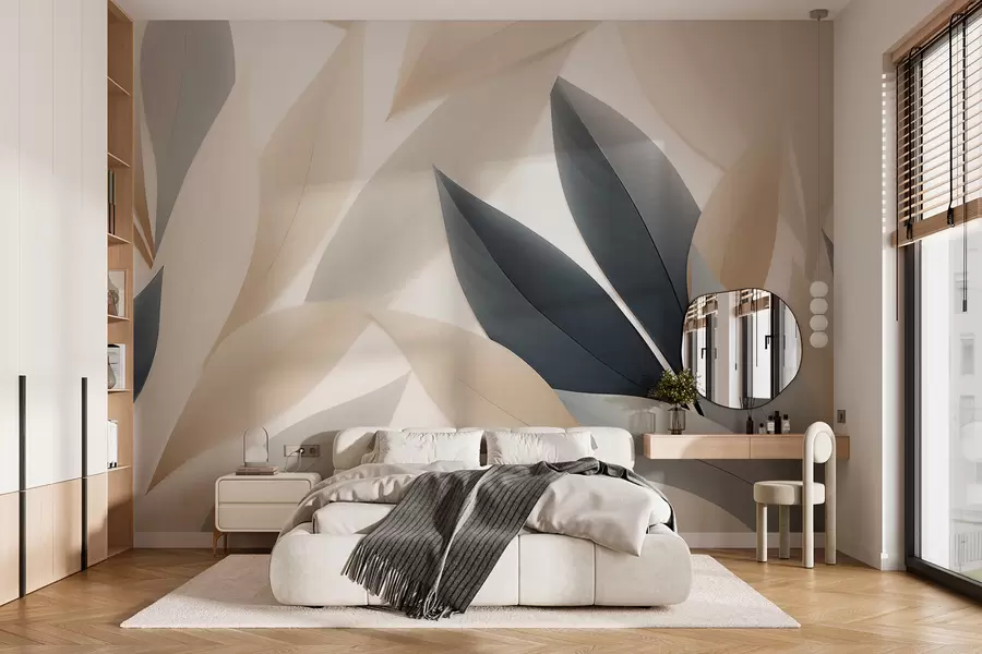 wall murals Pointed leaves w05203
