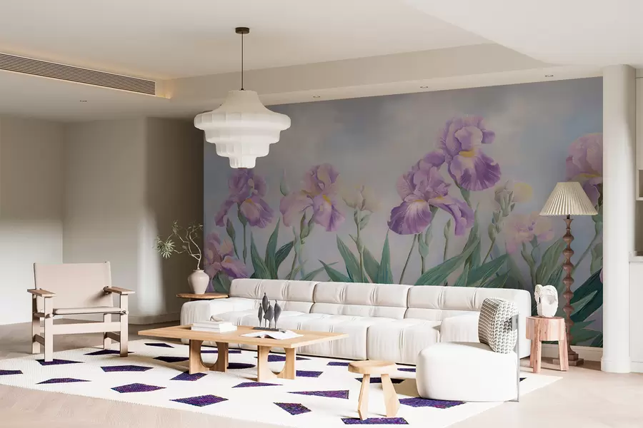 wall murals Classic flowers w05646