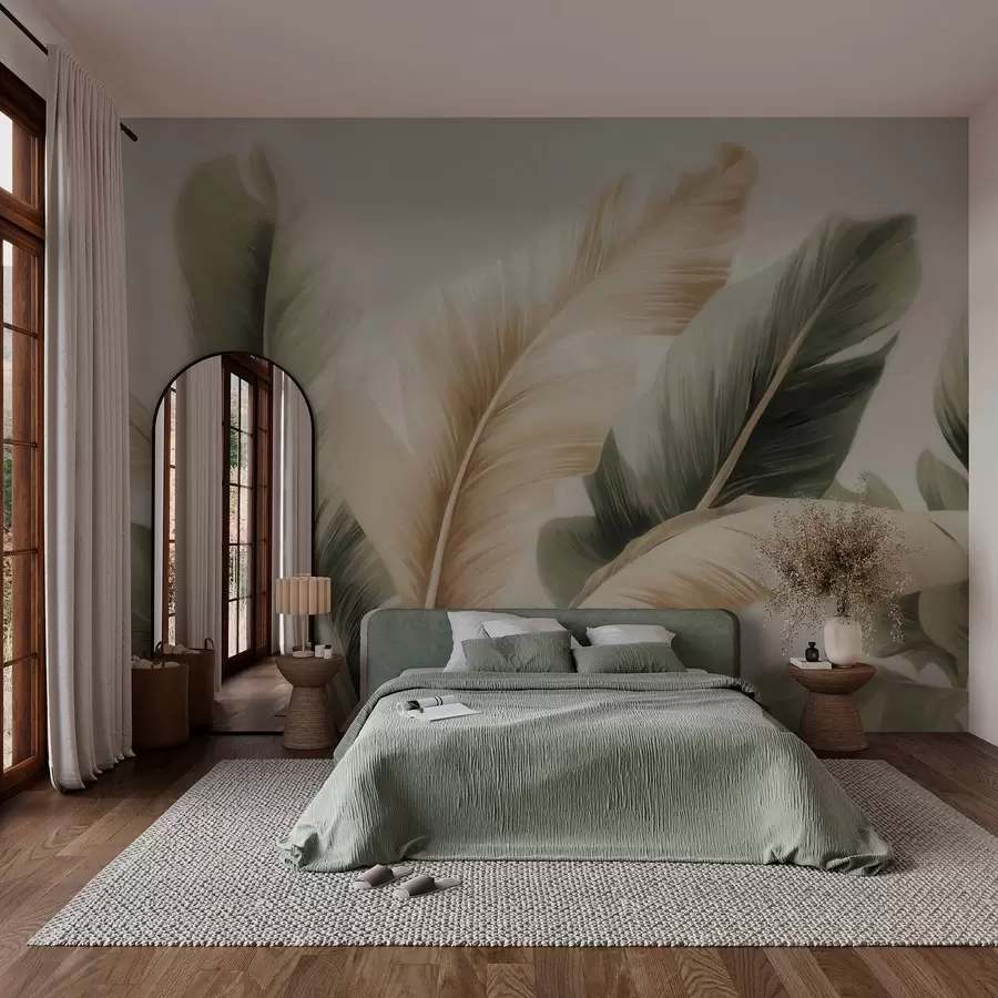 wall murals Banana leaves w05648