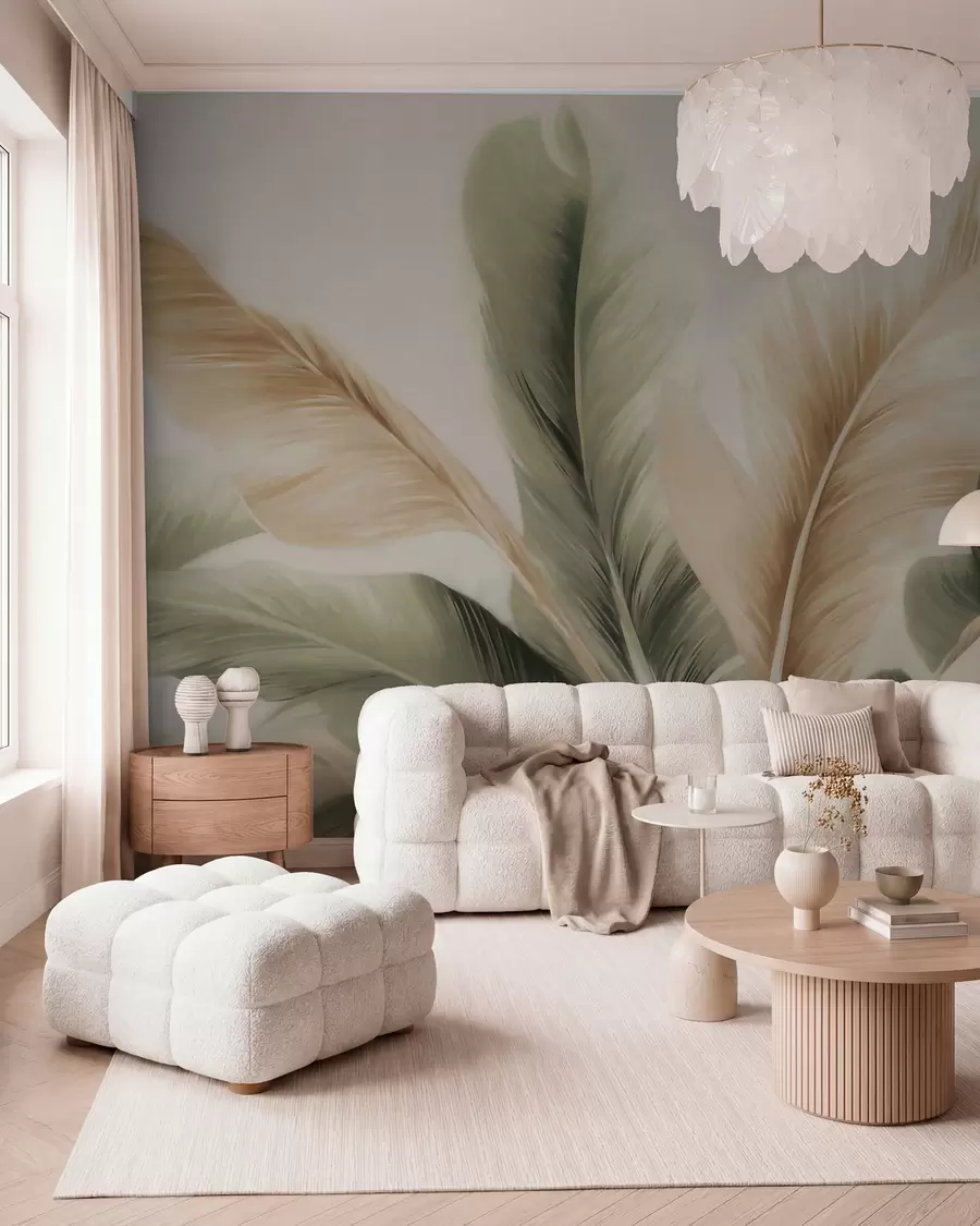 wall murals Banana leaves w05648