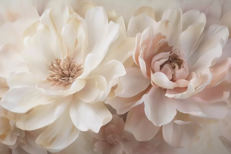 wall murals Large flowers w05633