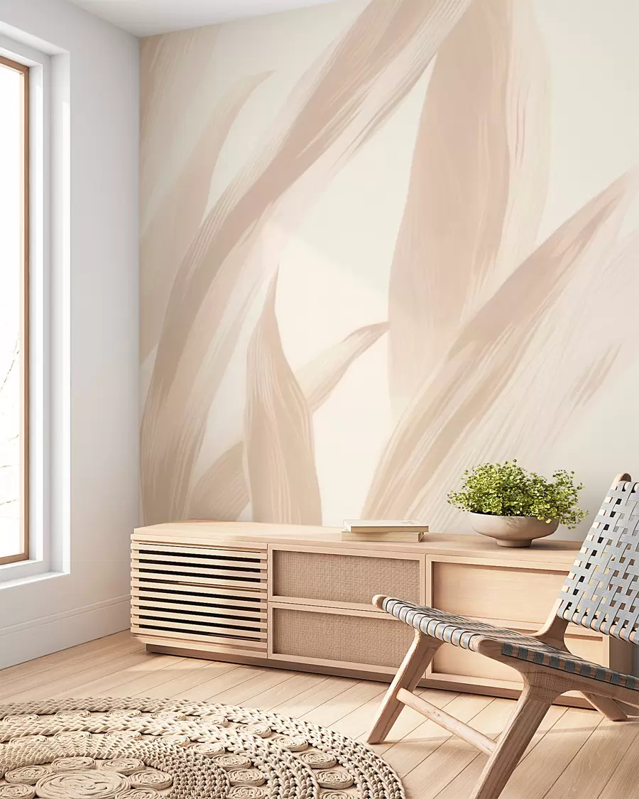 wall murals Pointed leaves w05680