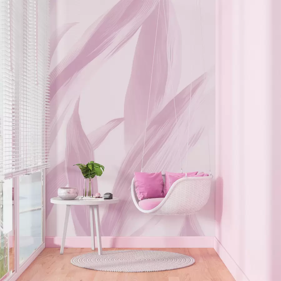 wall murals Pointed leaves w05680v3
