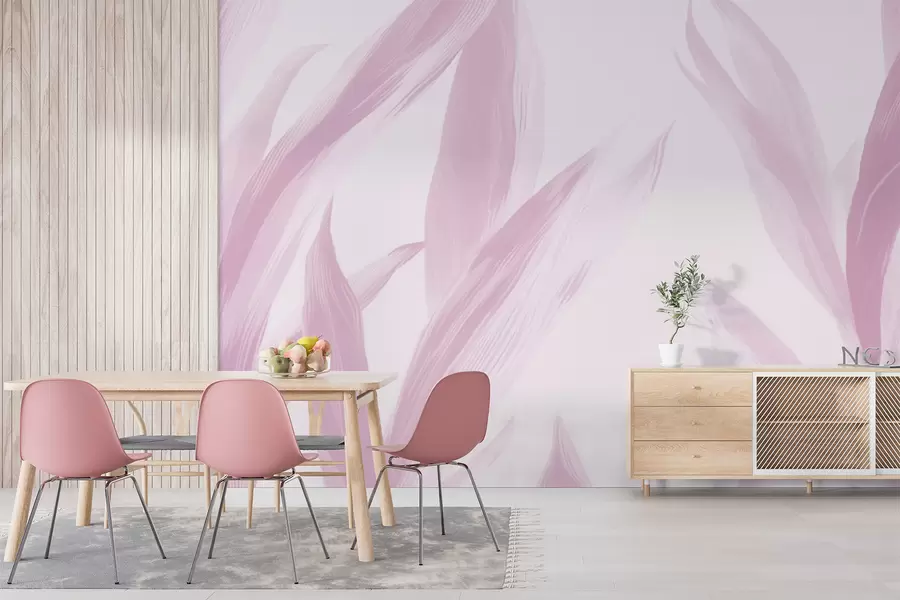 wall murals Pointed leaves w05680v3