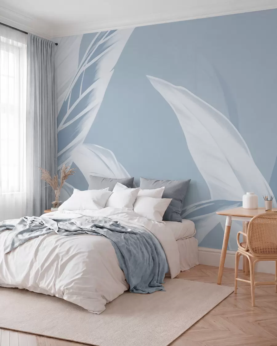 wall murals Long banana leaves w05681v1