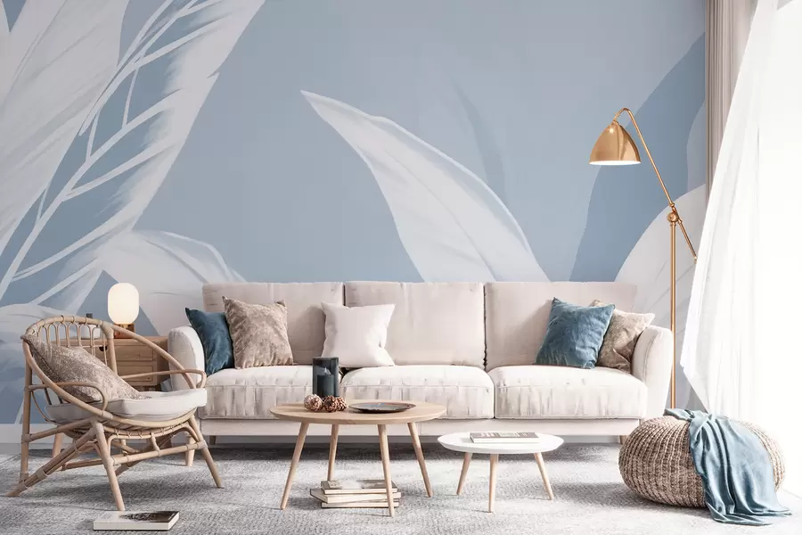 wall murals Long banana leaves w05681v1