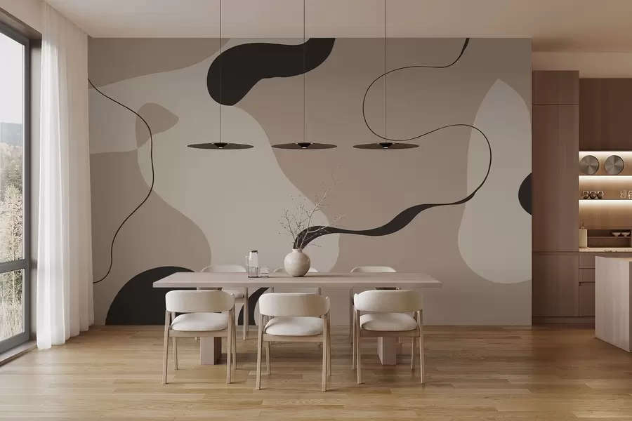 wall murals Abstract Line w05654