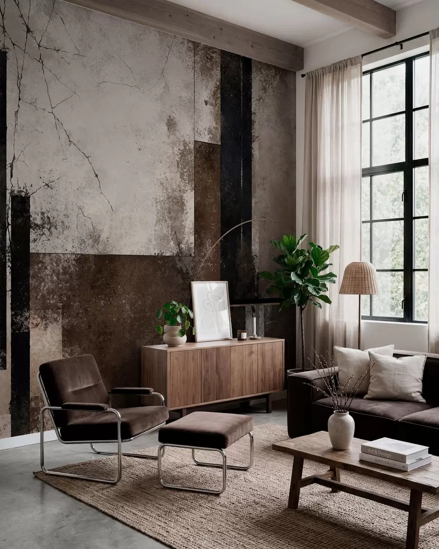 wall murals Geometry in Shadow w05541