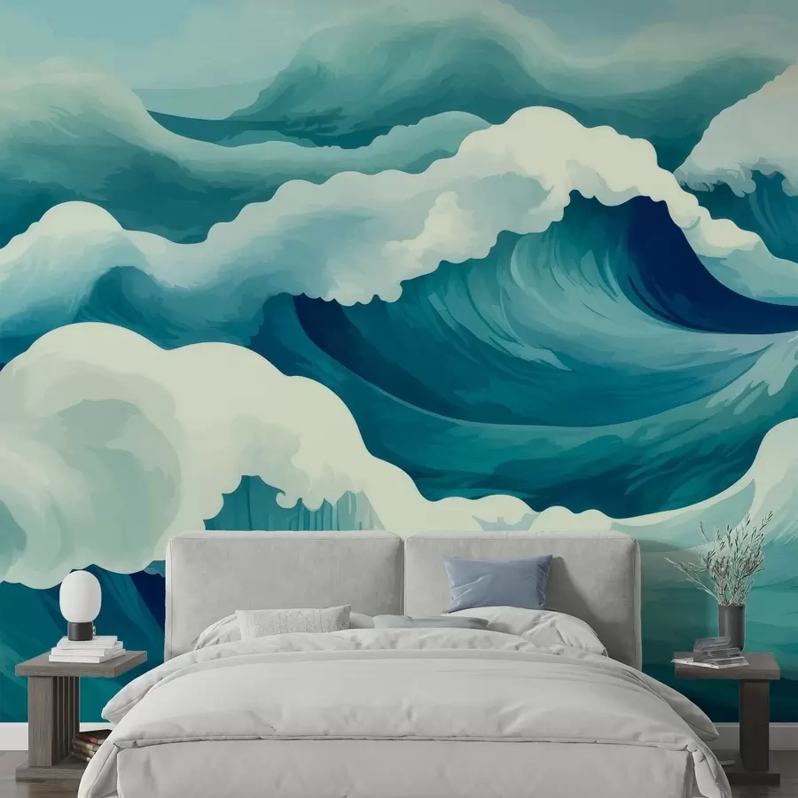 wall murals Marine Currents w05476