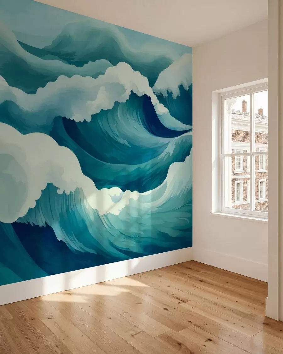 wall murals Marine Currents w05476