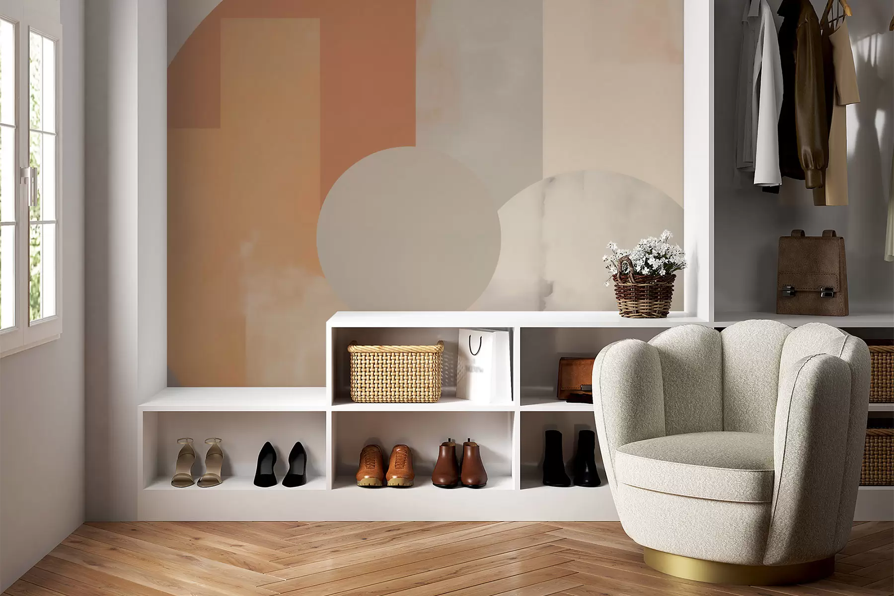 wall murals Geometric abstraction w05702