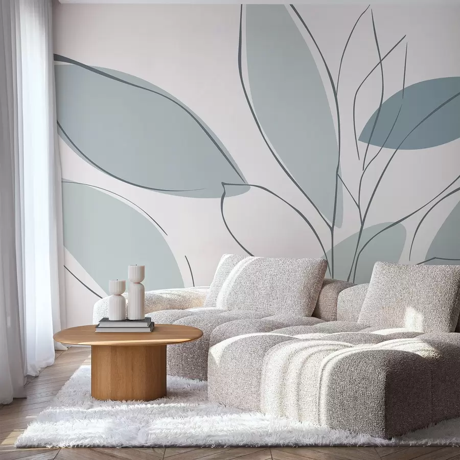 wall murals Abstract leaves w05710v1