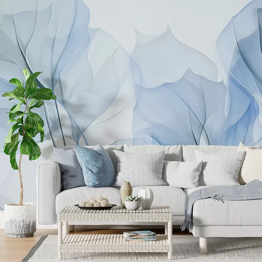wall murals Leaf veins, abstract leaves w05109