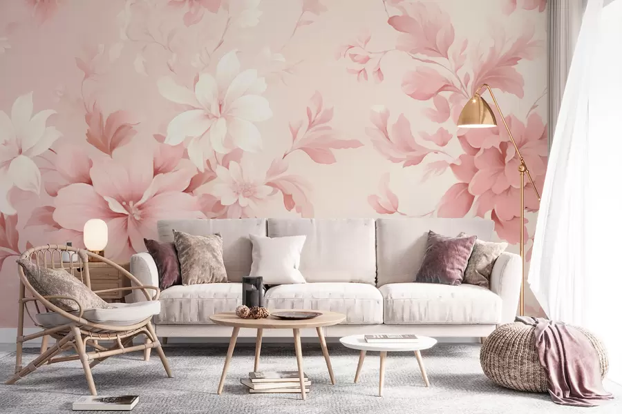wall murals Classic flowers w05437