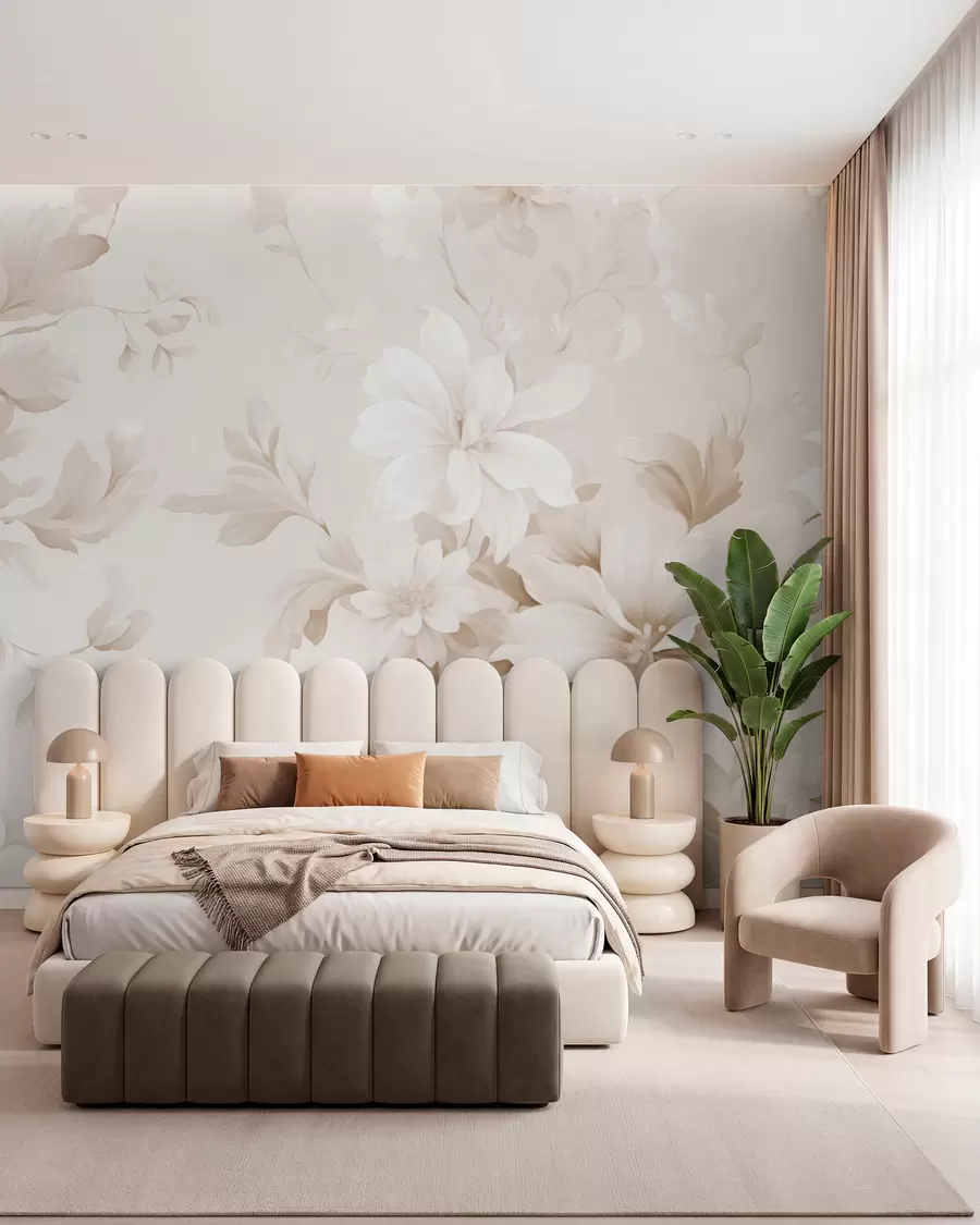wall murals Classic flowers w05437v1