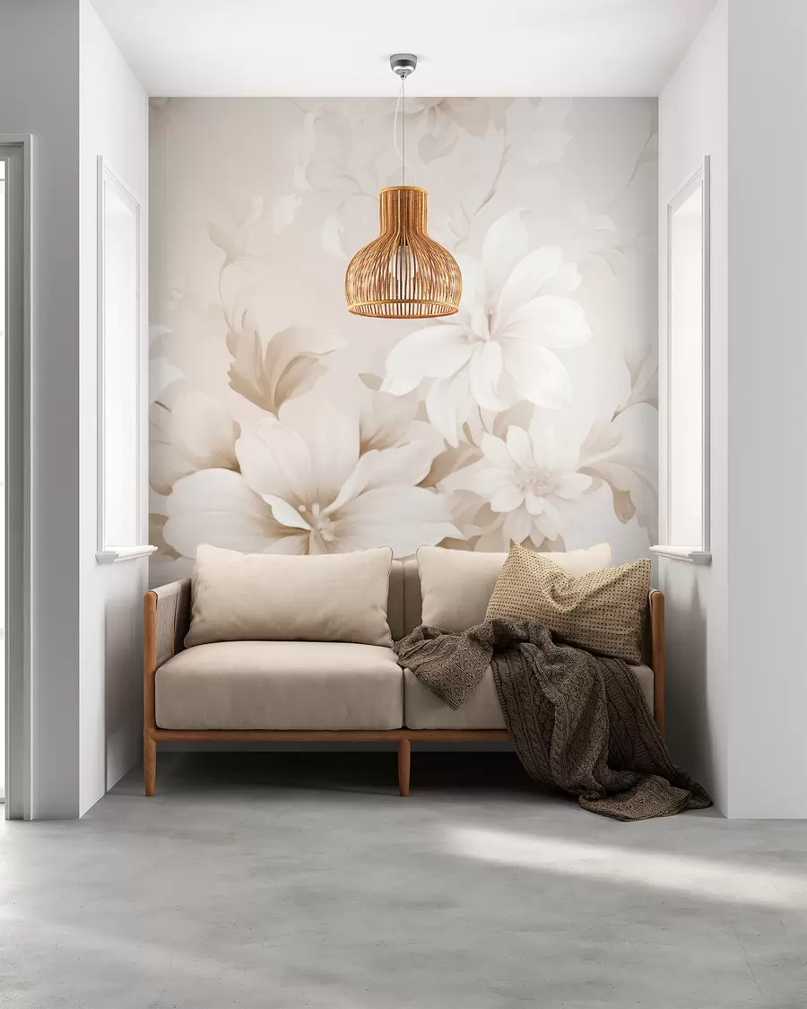 wall murals Classic flowers w05437v1