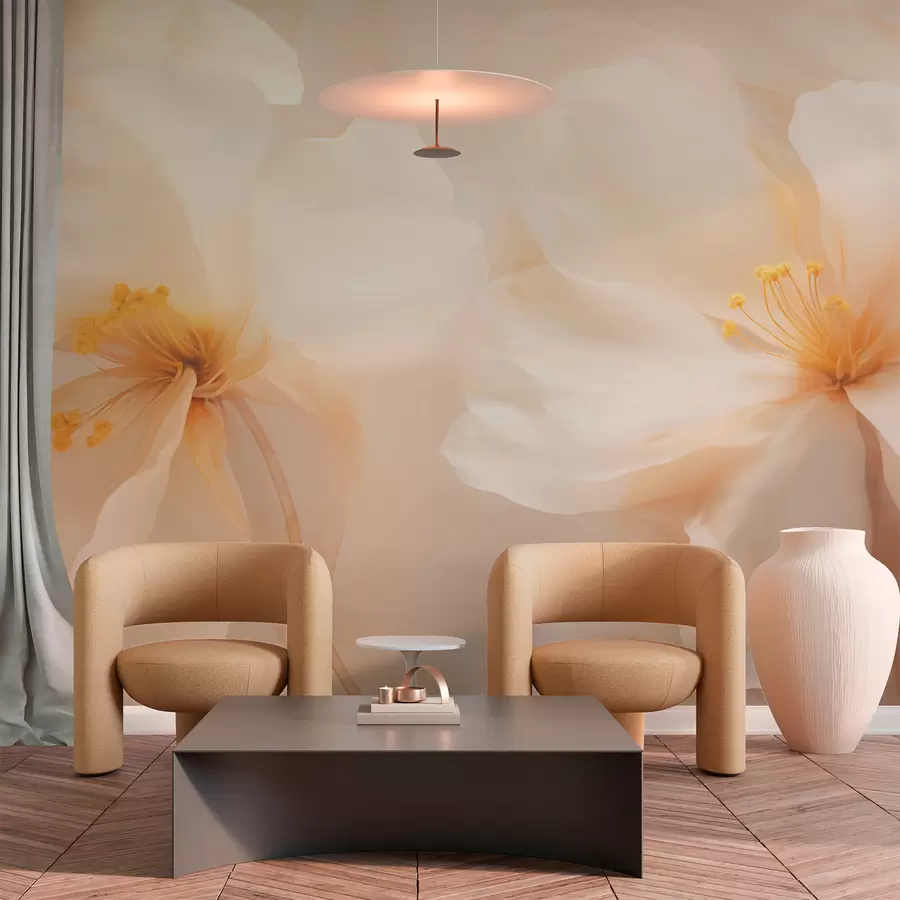 wall murals Large flowers w05615