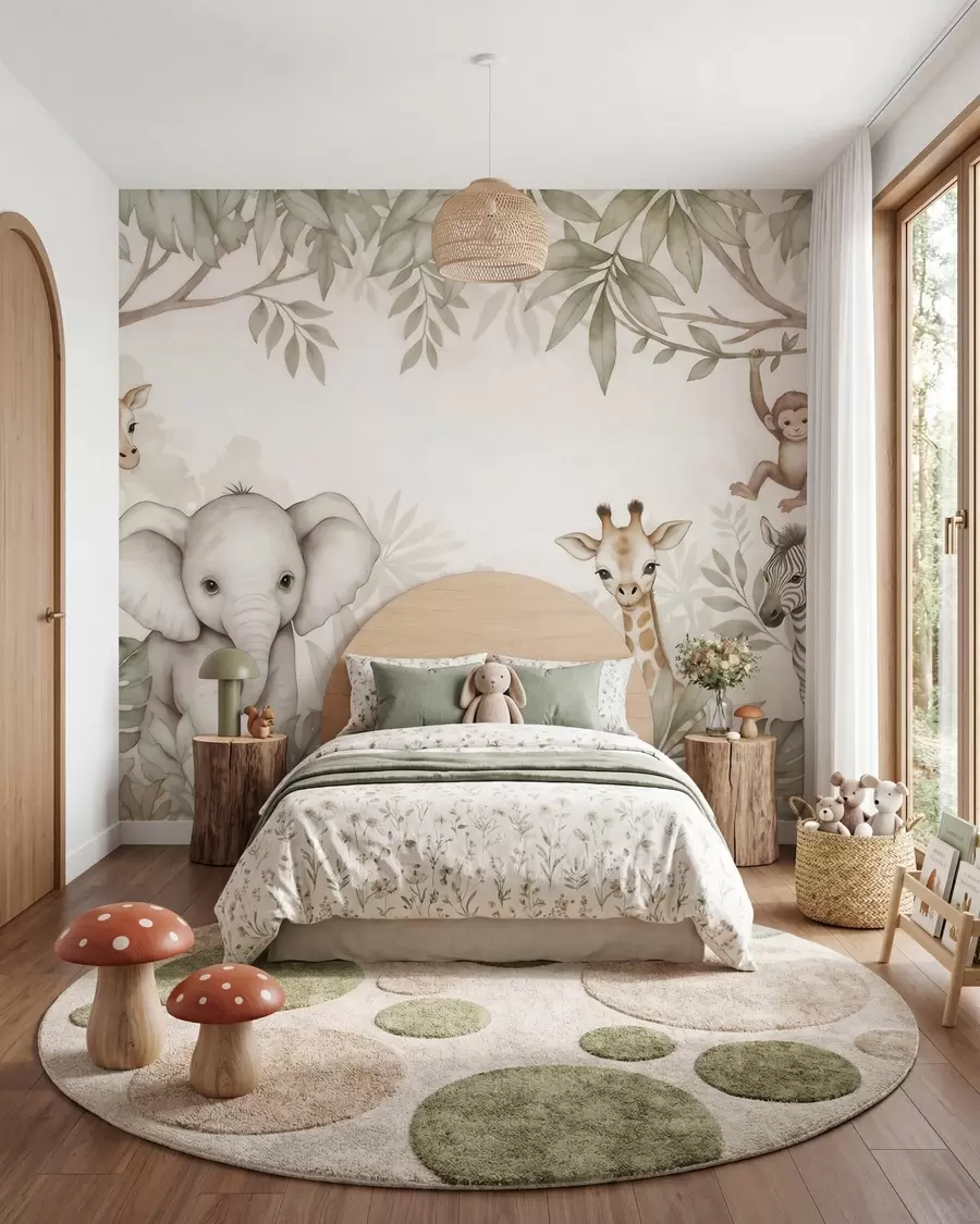 wall murals Safari beneath the Branches w09885