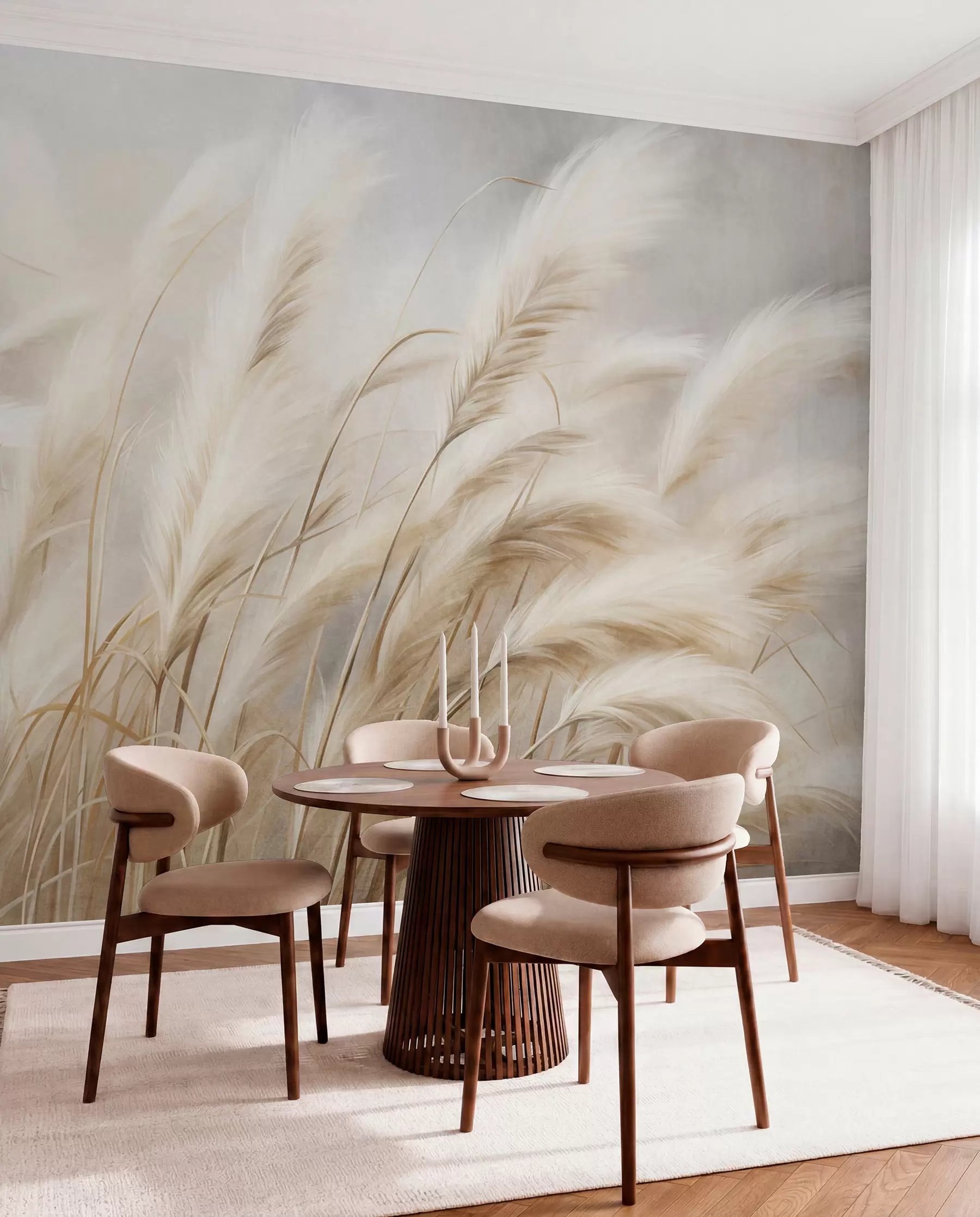 wall murals Pampas in the Breeze w09825