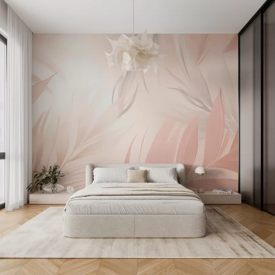 wall murals Pointed leaves w05742