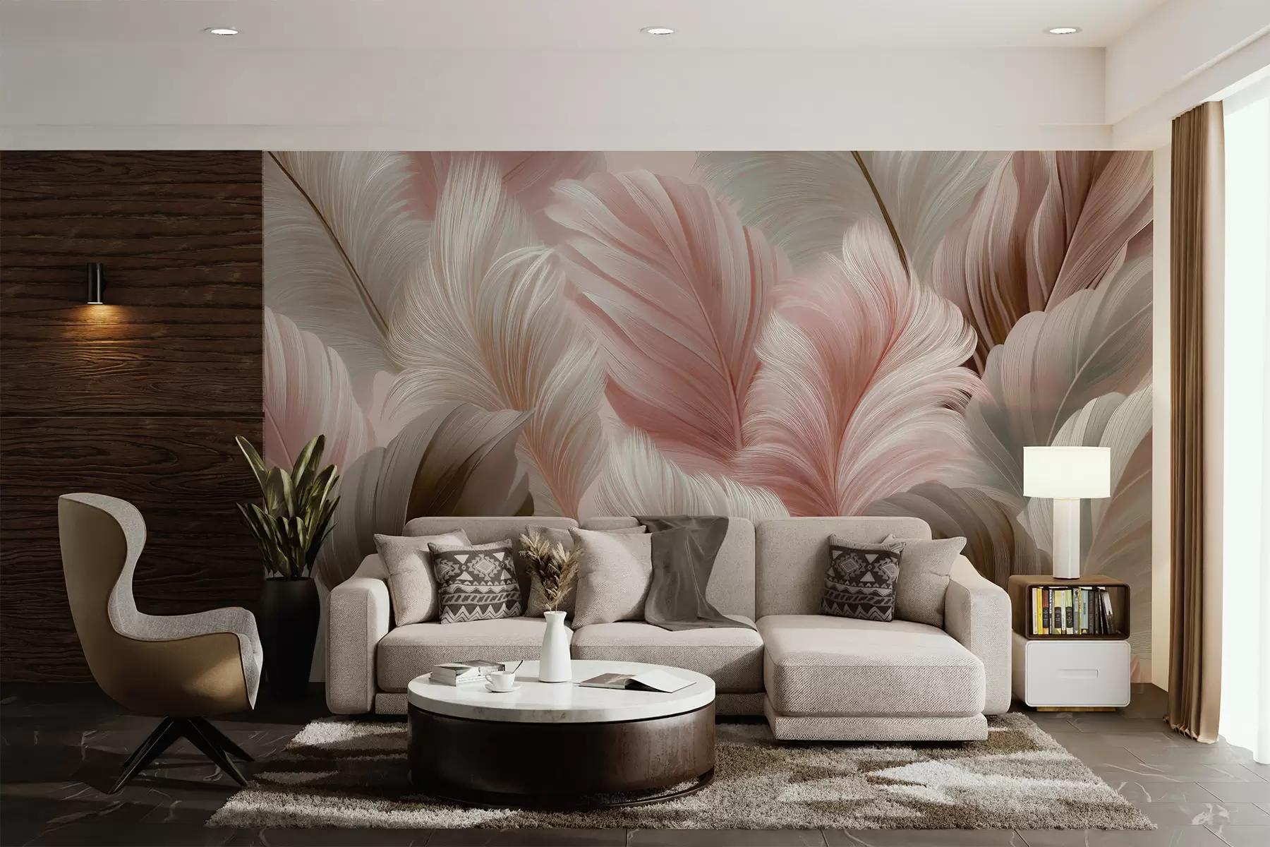 wall murals Feathers w05743