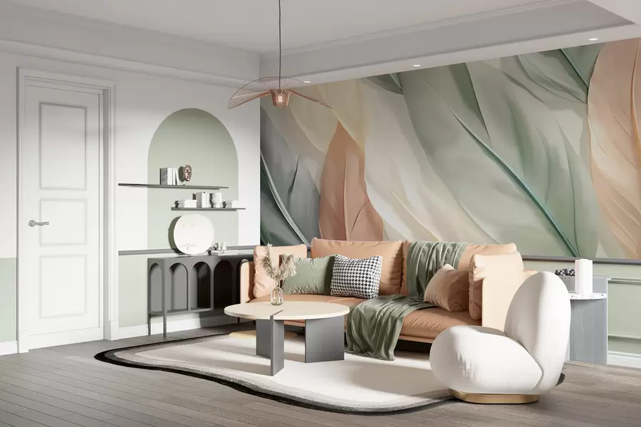 wall murals Leaves w05745