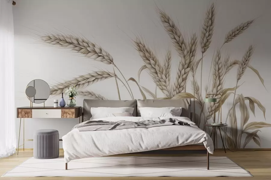 wall murals Delicate spikelets w05714