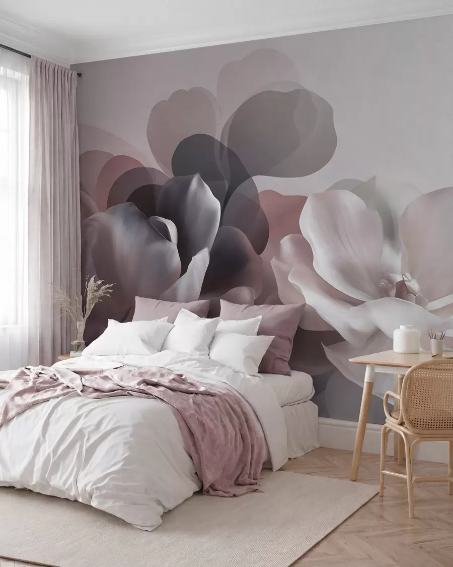 wall murals Abstract magnolia floral composition w09930