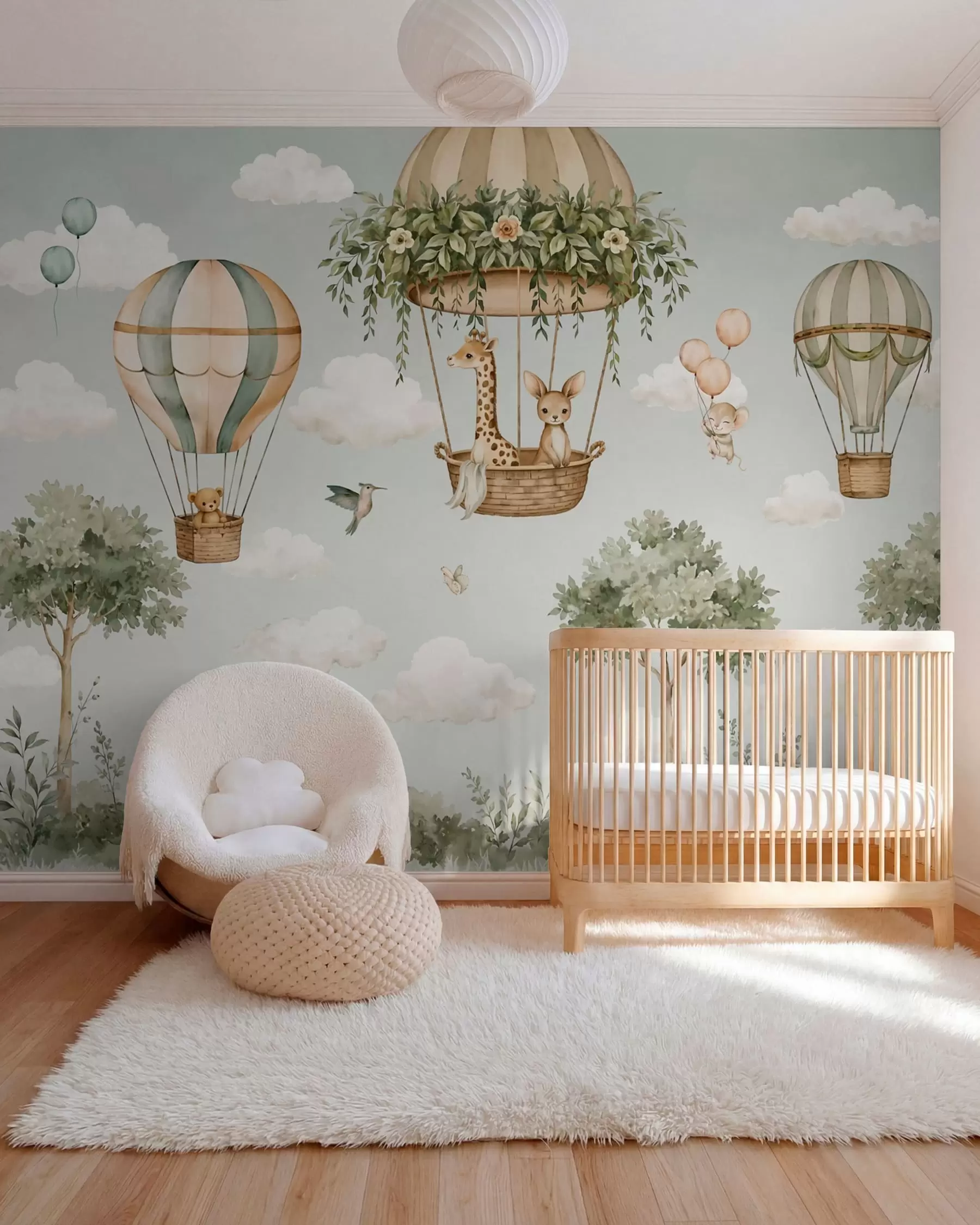 wall murals Balloon Adventures w05738