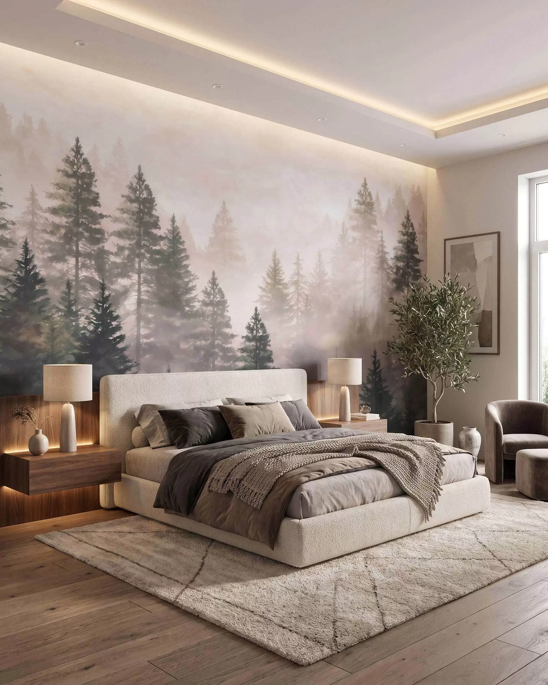wall murals Forest Haze w09929