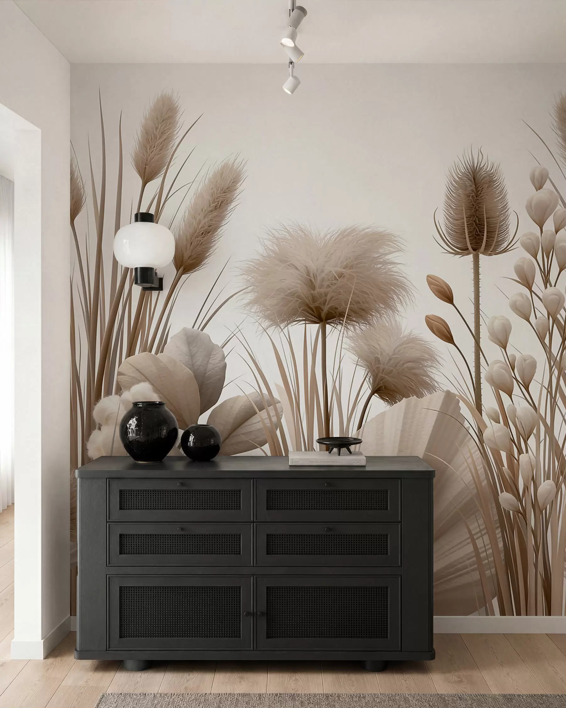 wall murals Dried Flower Garden w09932