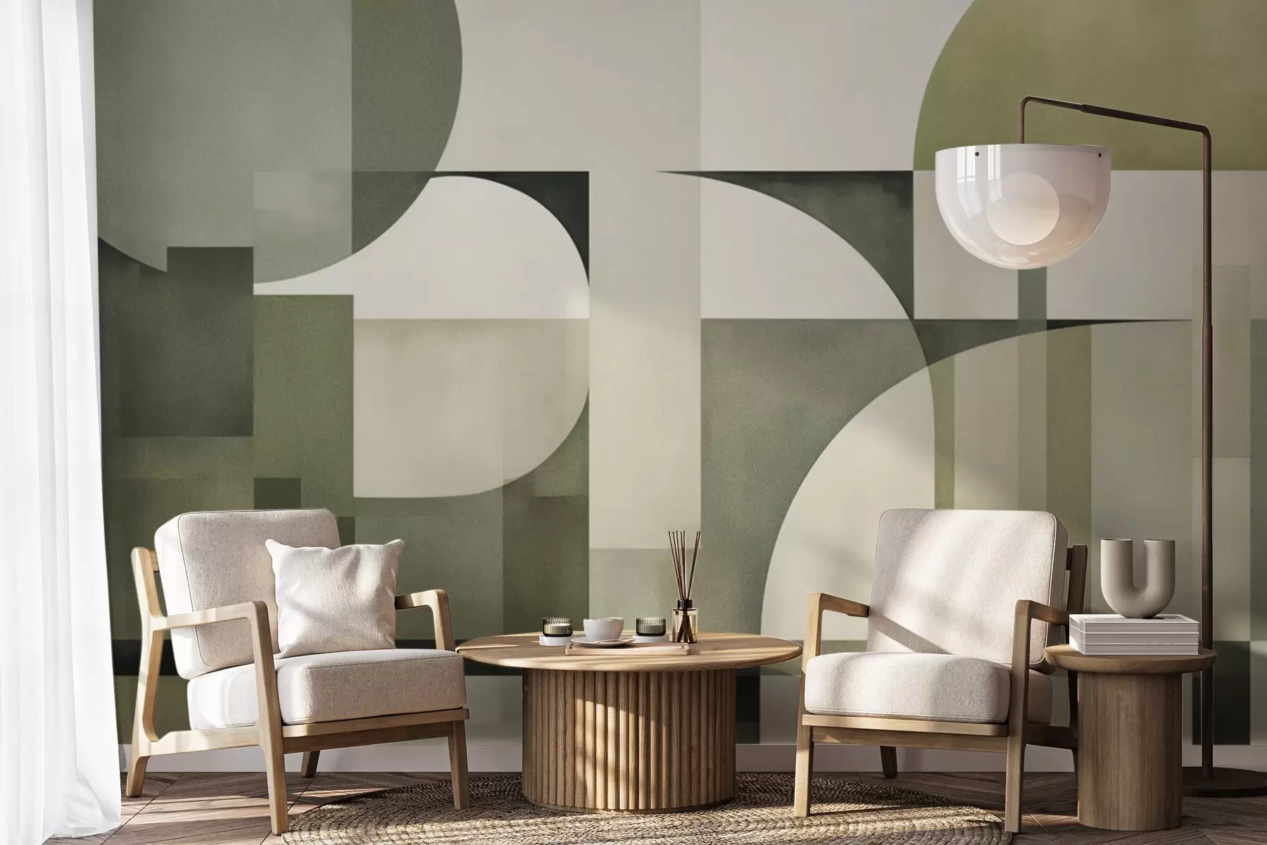 wall murals Geometric abstraction w05782