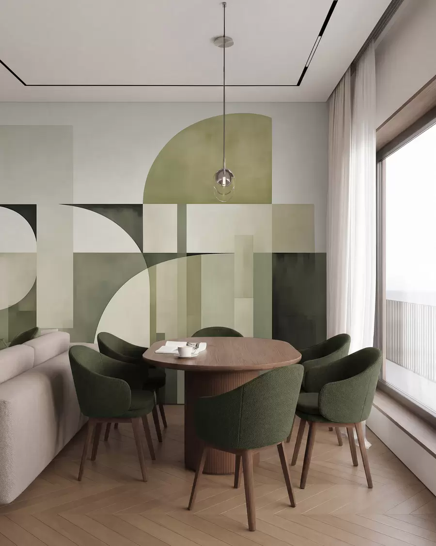 wall murals Geometric abstraction w05782