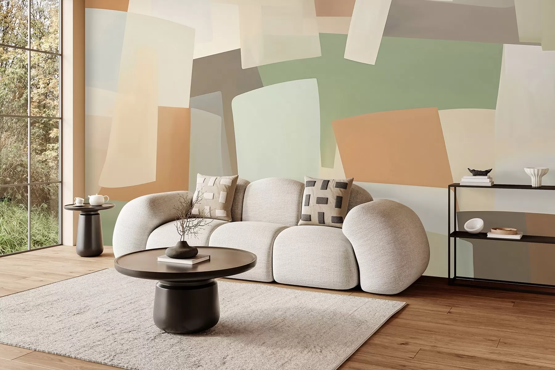 wall murals Geometric abstraction w05783