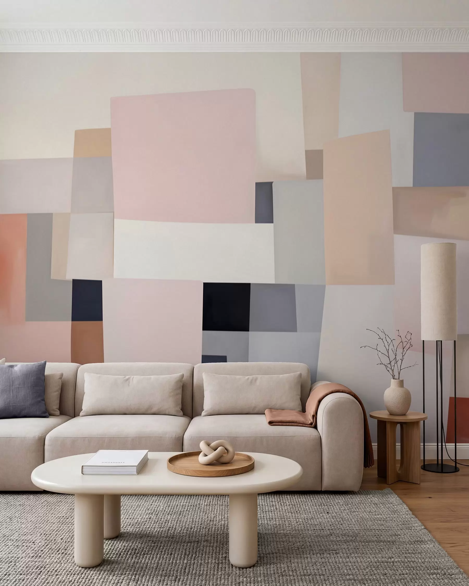 wall murals Pastel Geometry w05785