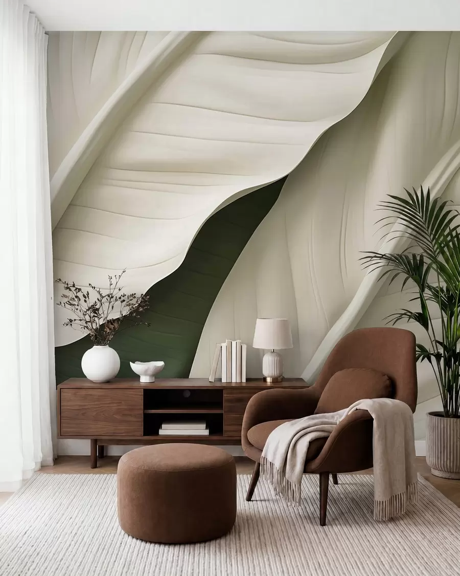 wall murals Leaves w05786