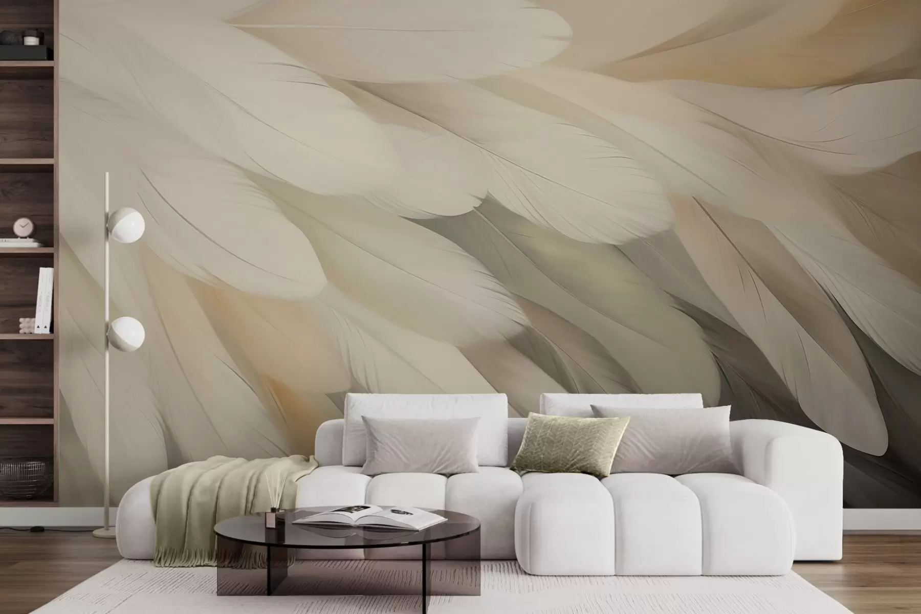 wall murals Feathers w05791