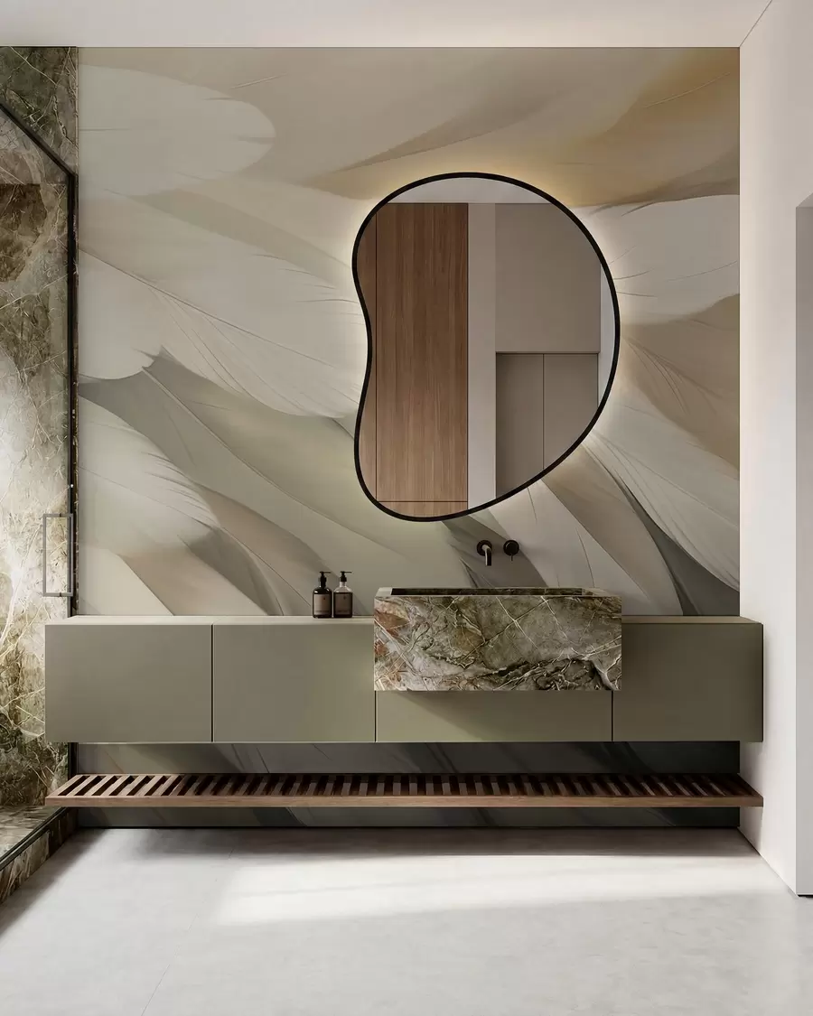 wall murals Feathers w05791