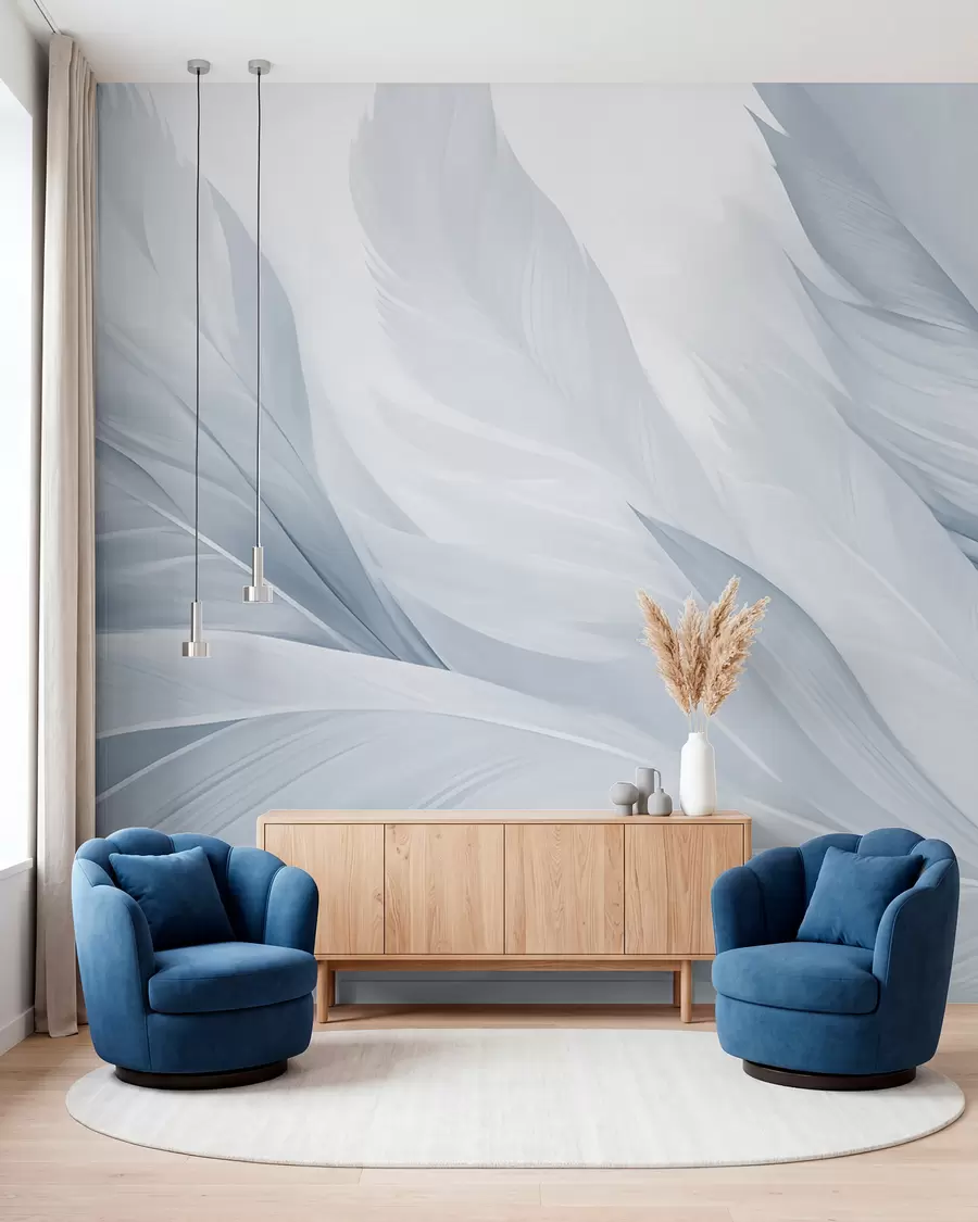 wall murals Feathers w05793v2