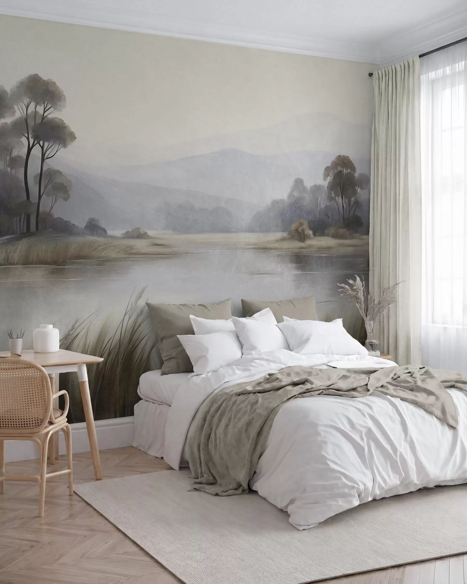 wall murals Sage Lake w09983