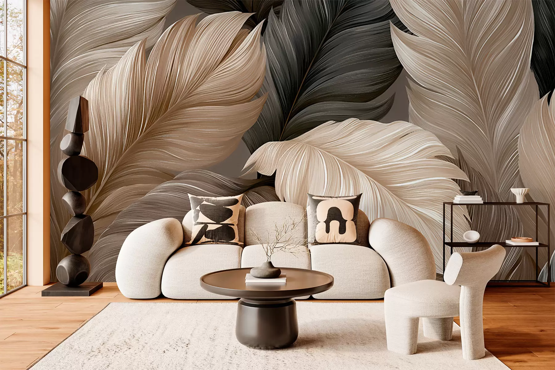 wall murals Feathers w05767