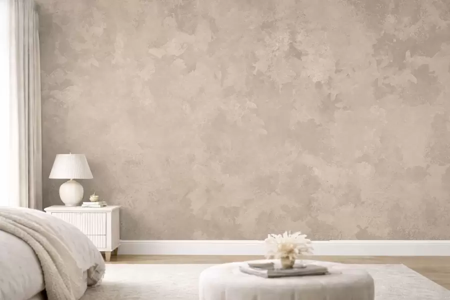 wall murals Warm almond beige texture with soft natural tonal transitions w05814