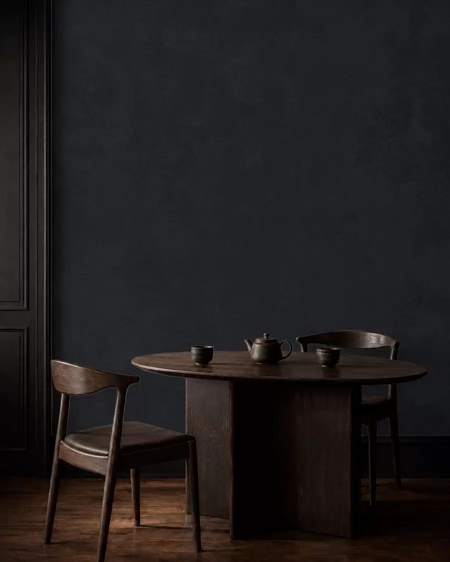 wall murals Dark graphite tone with soft texture and cloudy tonal transitions w05814v5