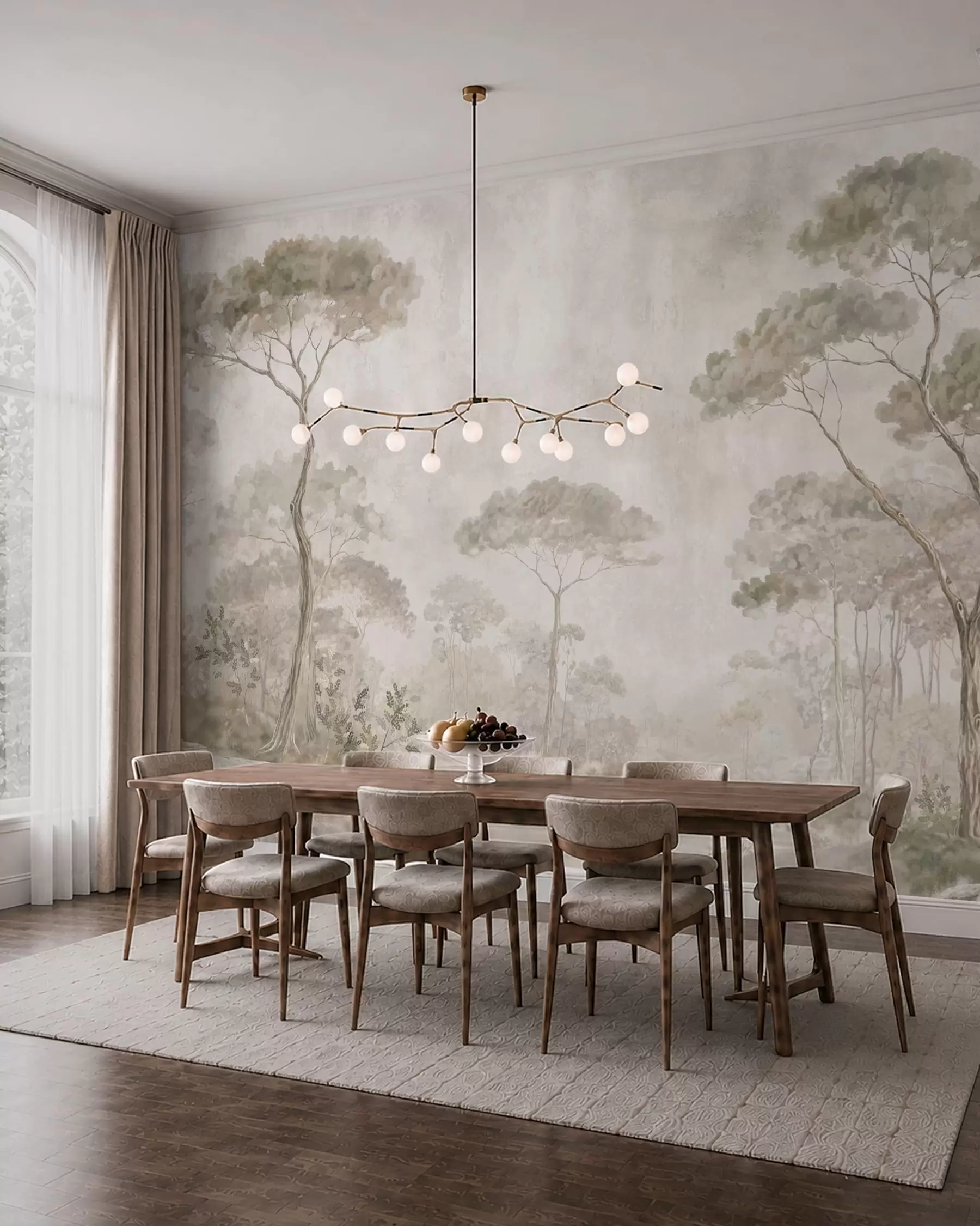 wall murals Forest Reflection w05817