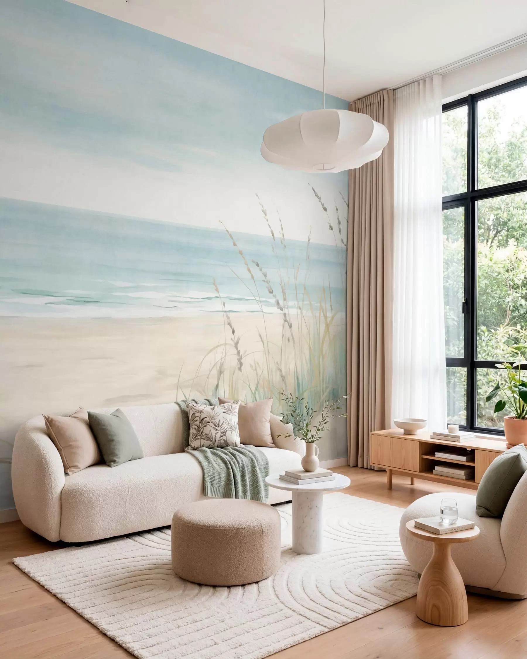 wall murals Pastel Coast w05821