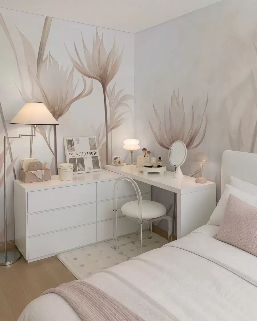 wall murals Slender Blooms w10028