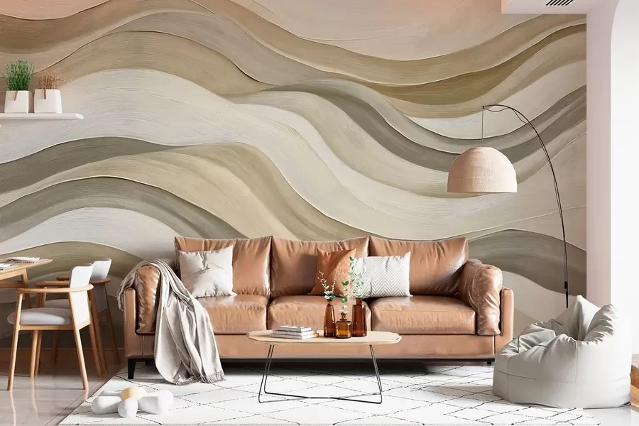 wall murals Abstract lines w05881