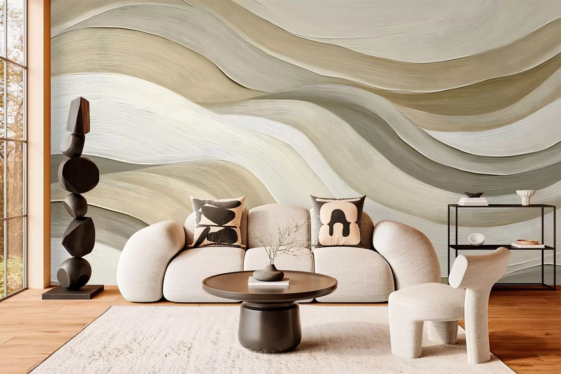 wall murals Abstract lines w05881